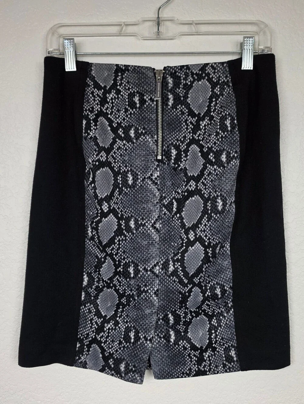 Michael Kors Black Snake Mini Size 4 Skirt